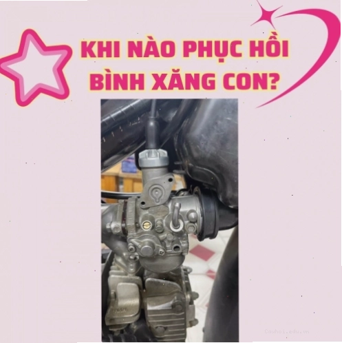 Cận cảnh bộ chế hòa khí của xe máy