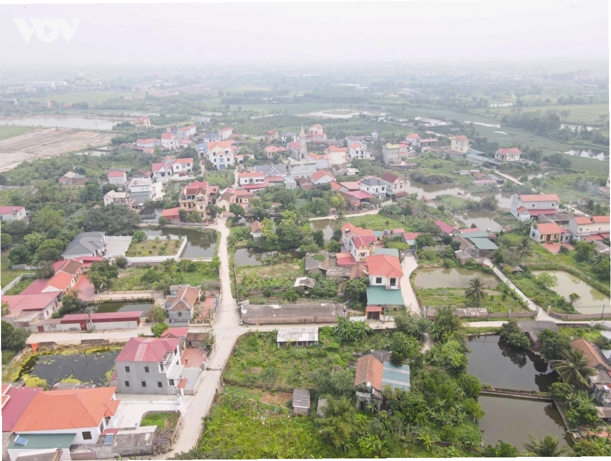 Cảnh quan thiên nhiên xung quanh khu vực dự án sân bay Gia Bình
