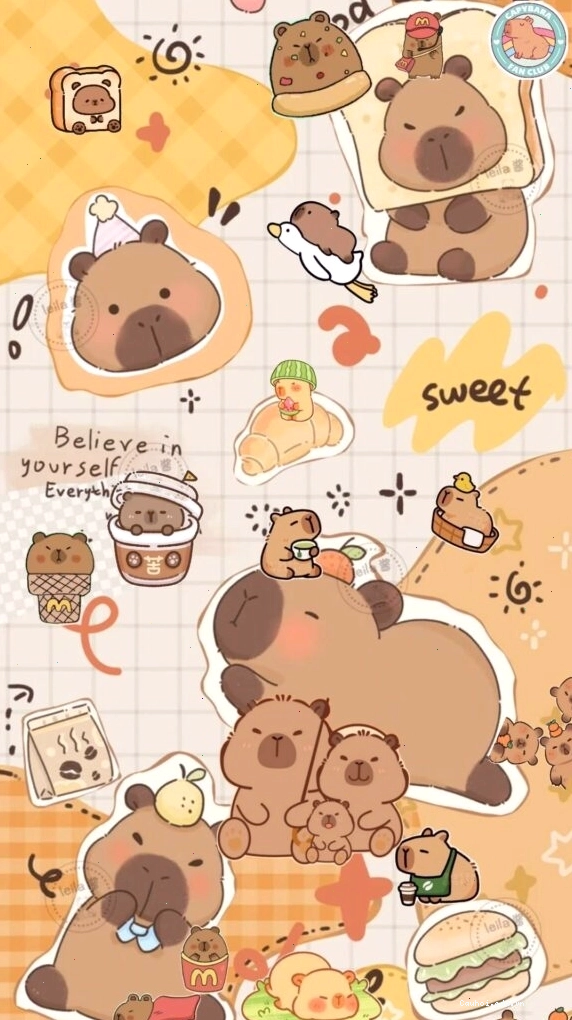 Cặp đôi capybara vô tri trong buổi sáng, thích hợp làm avatar đôi ngầu