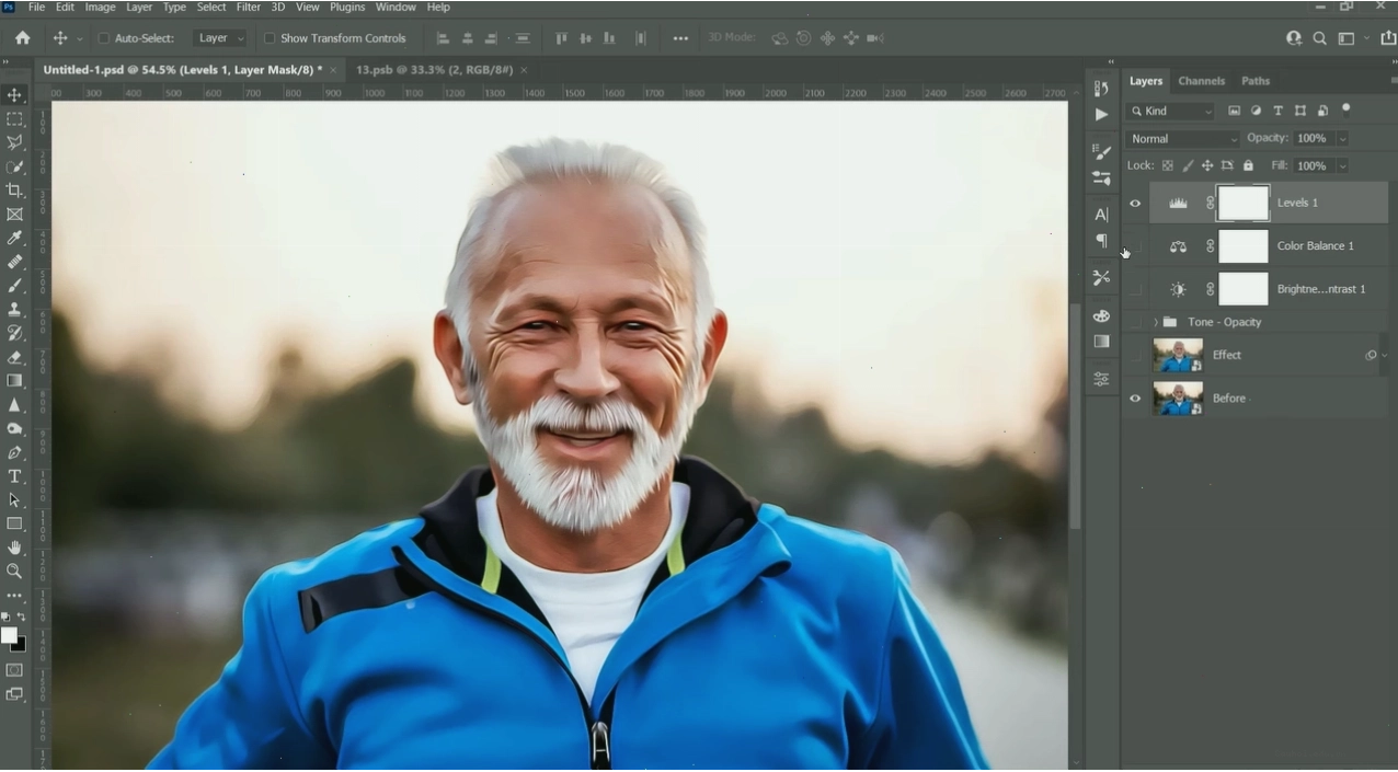 Chỉnh sửa ảnh thành tranh sơn dầu bằng Photoshop