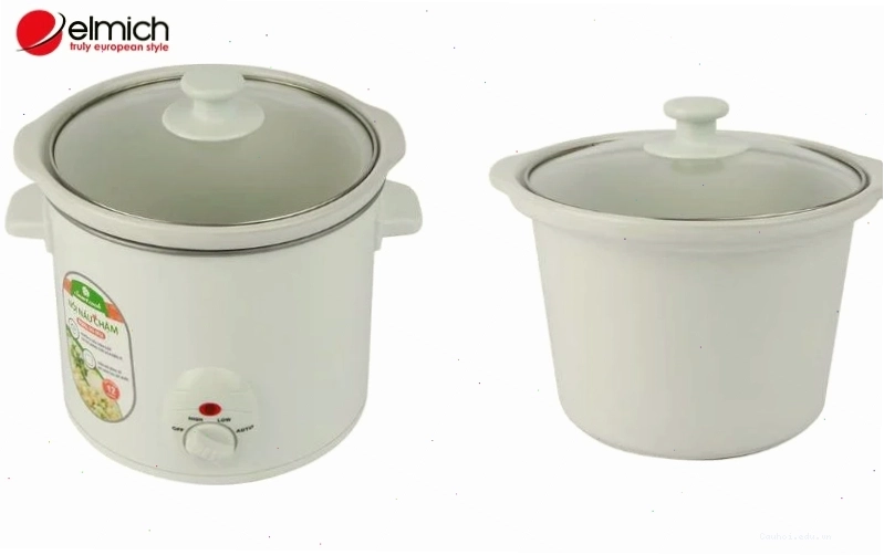 Cho nguyên liệu vào lòng nồi nấu cháo chậm
