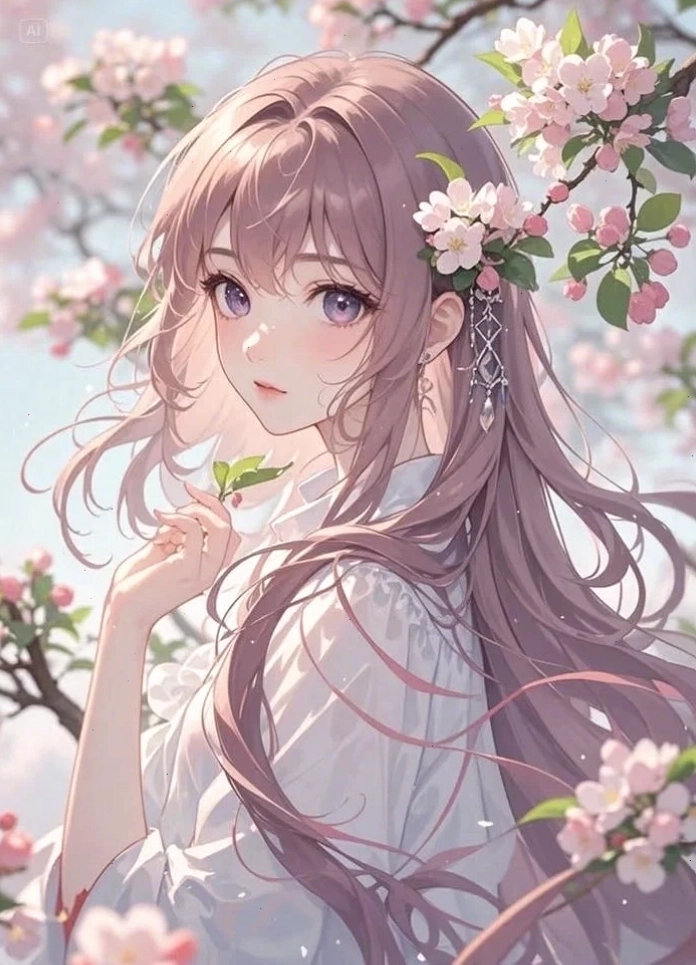 Cô gái anime phong cách đường phố với chiếc mũ lưỡi trai