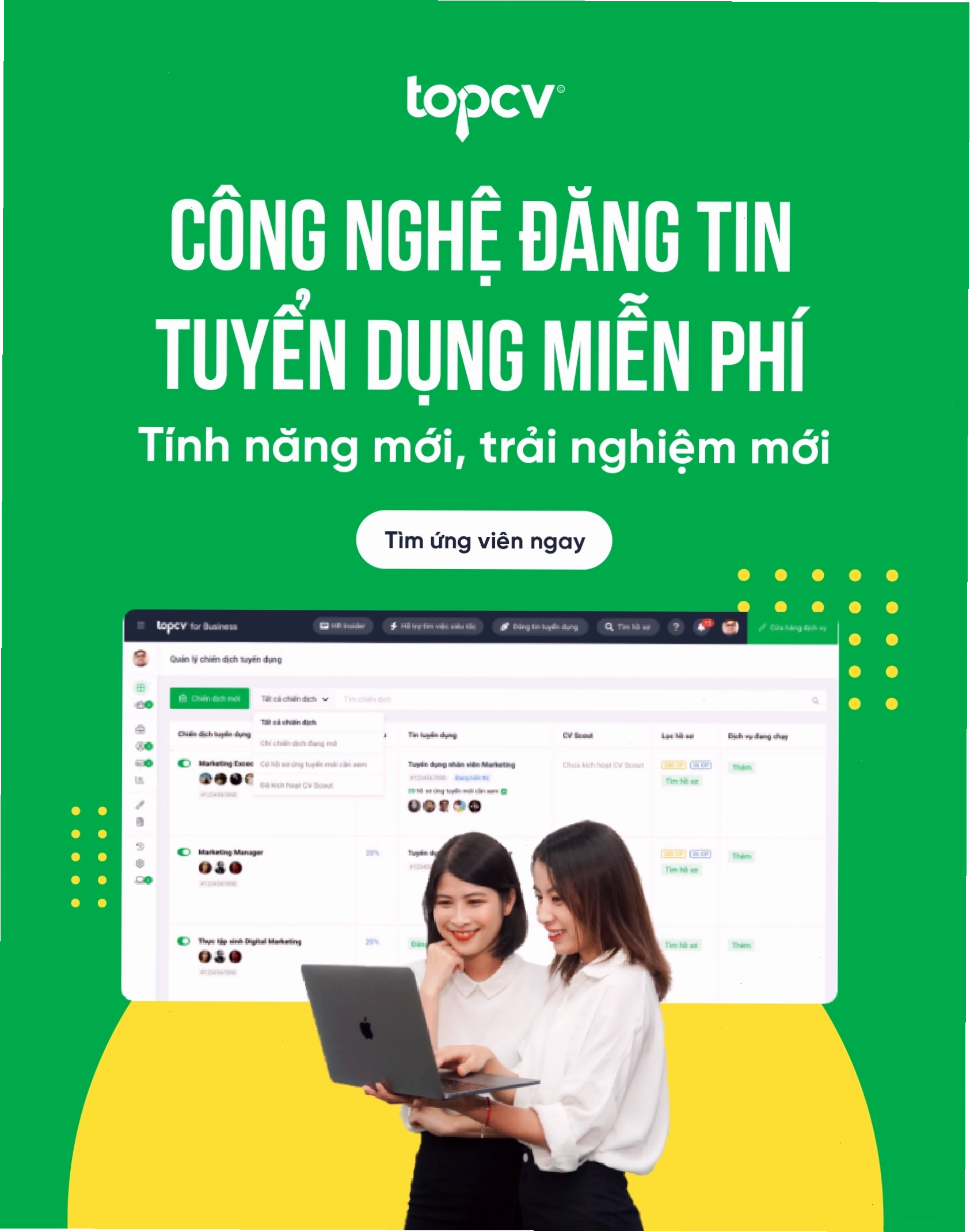 Đăng tin tuyển dụng hiệu quả trên TopCV