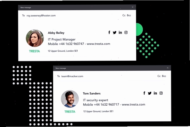 Giao diện soạn thảo chữ ký email trong Gmail
