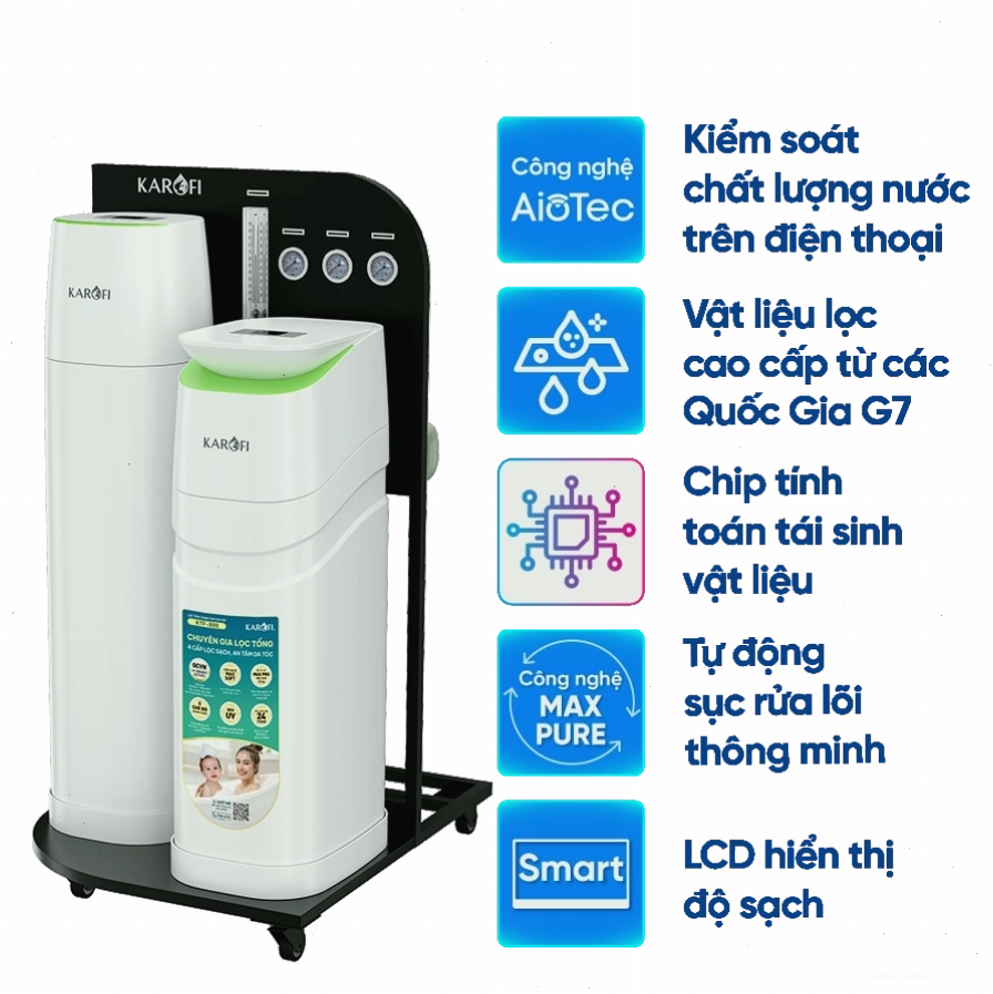 Hệ thống lọc nước đầu nguồn Karofi KTF-888