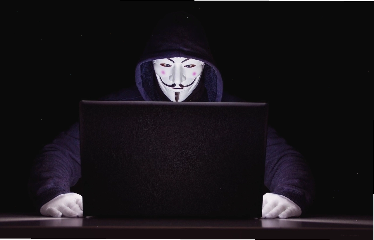 Hình ảnh hacker đẹp với phong cách tối giản