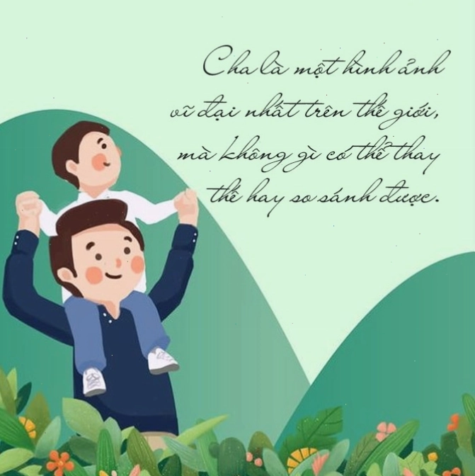 Hình ảnh minh họa câu nói hay về cha và con gái, thể hiện sự gắn bó