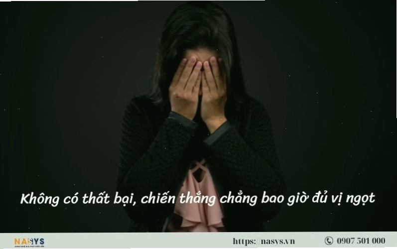 Hình ảnh minh họa cho câu nói về sự thất bại, thể hiện ý chí vươn lên
