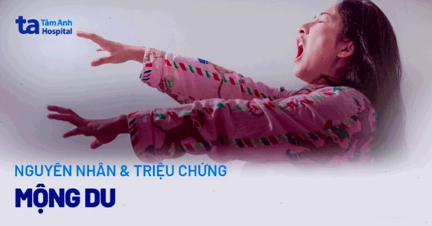 Hình ảnh minh họa nguyên nhân và triệu chứng của mộng du