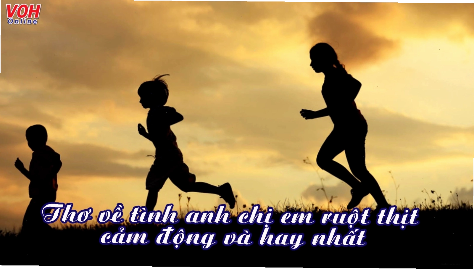 Hình ảnh minh họa tình chị em khắng khít qua từng vần thơ