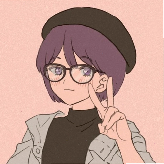 Hình đại diện Anime cô bé đeo kính cute