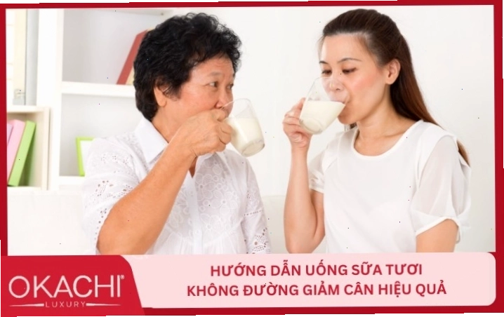 Hướng dẫn uống sữa tươi không đường giúp giảm cân hiệu quả