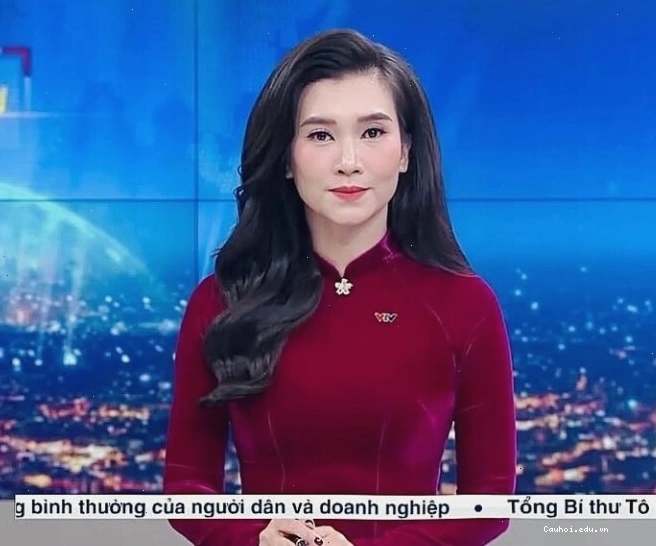 Không gian phòng khách sang trọng của BTV Khánh Trang
