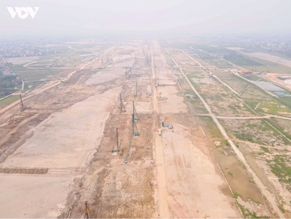 Khu vực dự kiến xây dựng sân bay Gia Bình