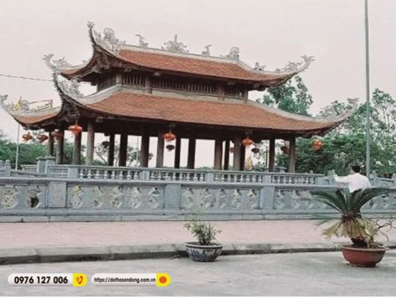 Kiến trúc đặc trưng của Đền Quan Lớn Đệ Tam Thoải Phủ