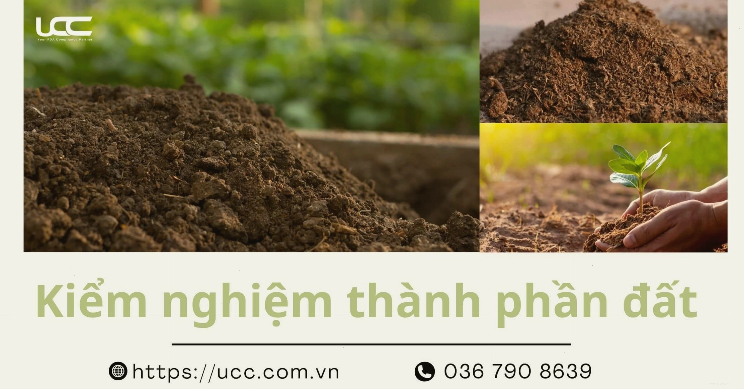 Kỹ thuật viên đang kiểm nghiệm mẫu đất trong phòng thí nghiệm