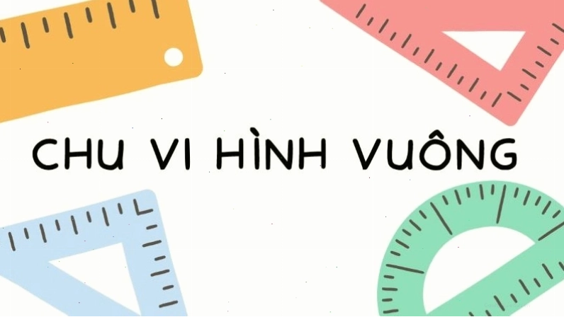 Lưu ý khi tính chu vi hình vuông