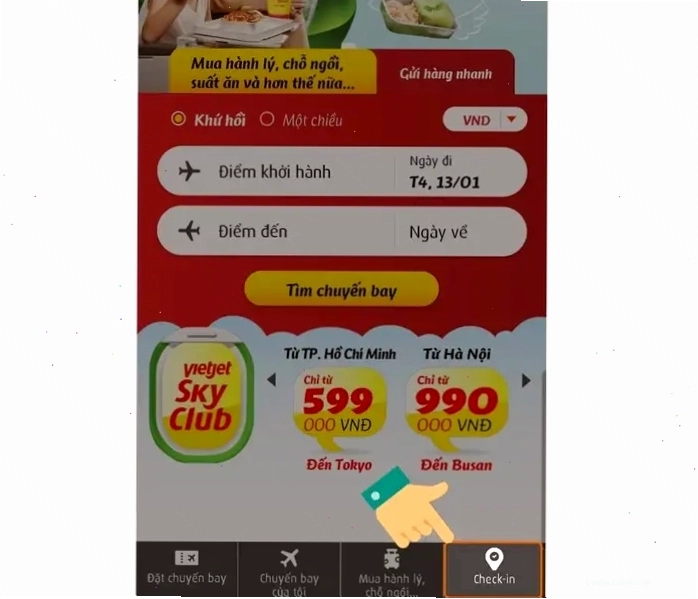 Lưu ý quan trọng khi thực hiện check in online Vietjet