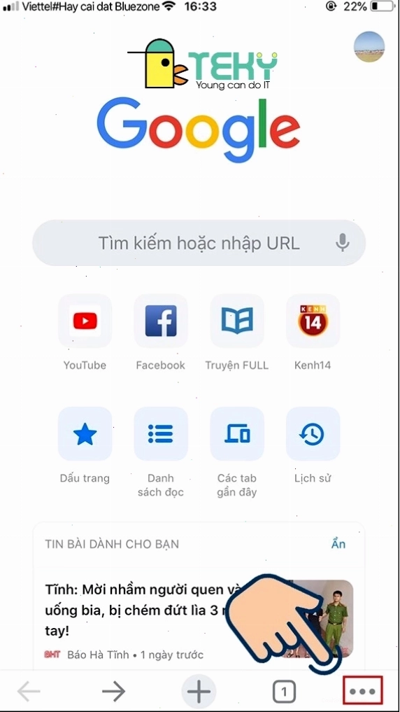 Màn hình máy tính với các biểu tượng ứng dụng