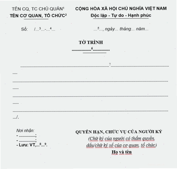Mẫu tờ trình chuẩn và cách viết tờ trình hiệu quả