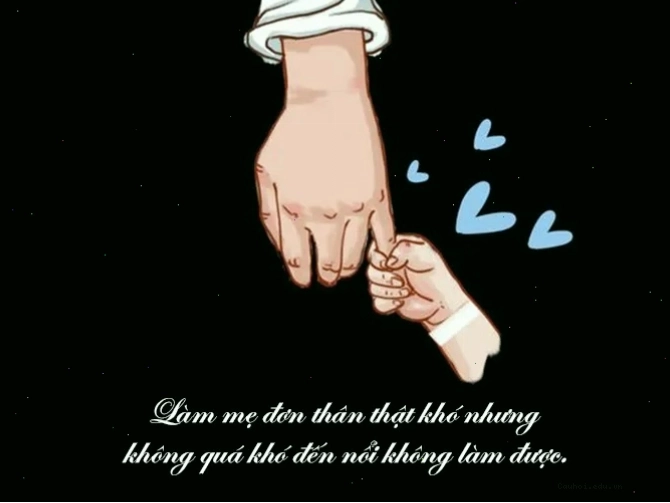 Mẹ đơn thân đang đọc sách cho con nghe