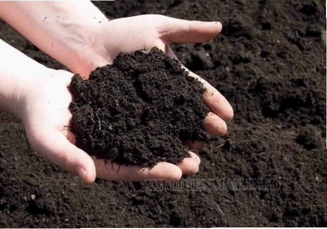 Minh họa các thành phần cơ giới của đất với kích thước hạt khác nhau