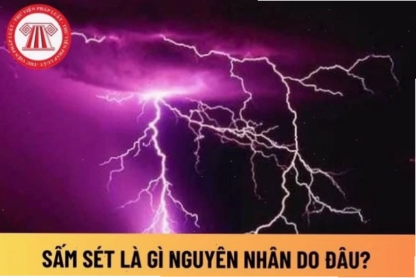 Minh họa cơ chế hình thành sấm sét trong cơn dông