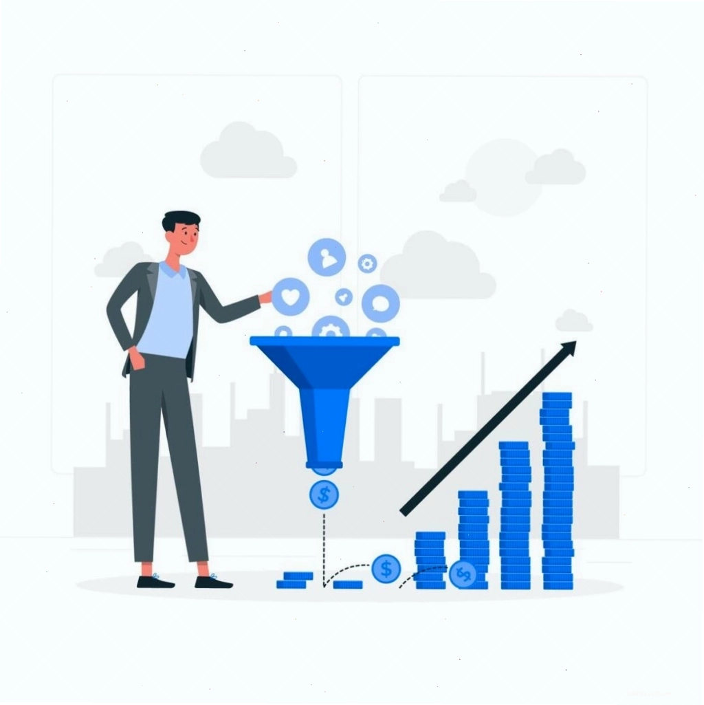 Minh họa khái niệm tối ưu hóa tỷ lệ chuyển đổi trong marketing