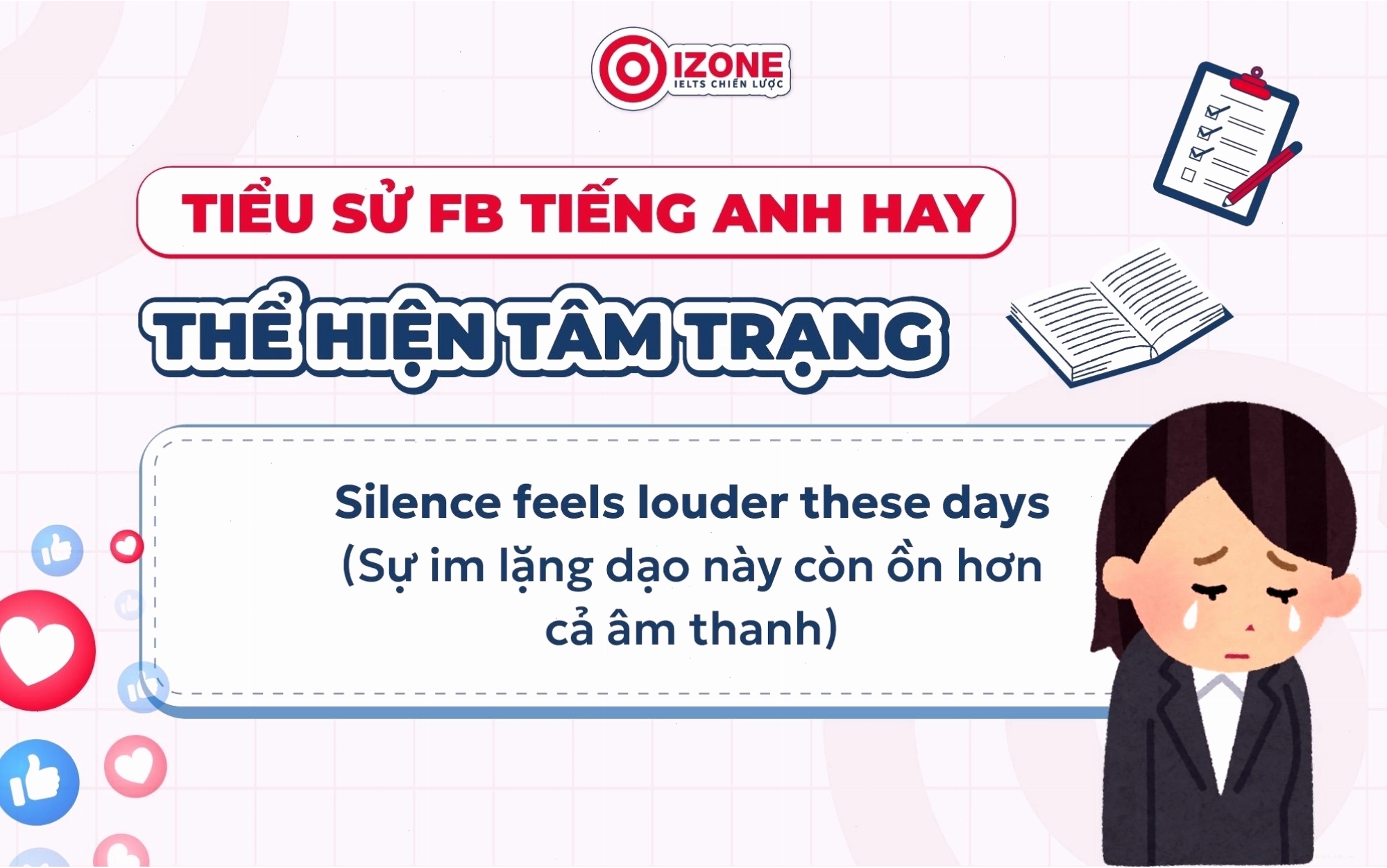 Minh họa mẫu tiểu sử cá nhân bằng tiếng Anh thể hiện tâm trạng và cá tính