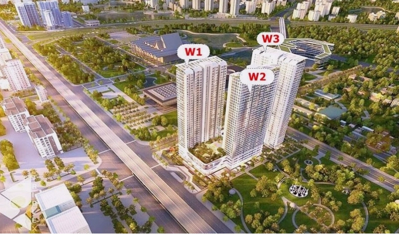 Mô hình căn hộ Dual Key tại Vinhomes West Point với hai lối vào riêng biệt