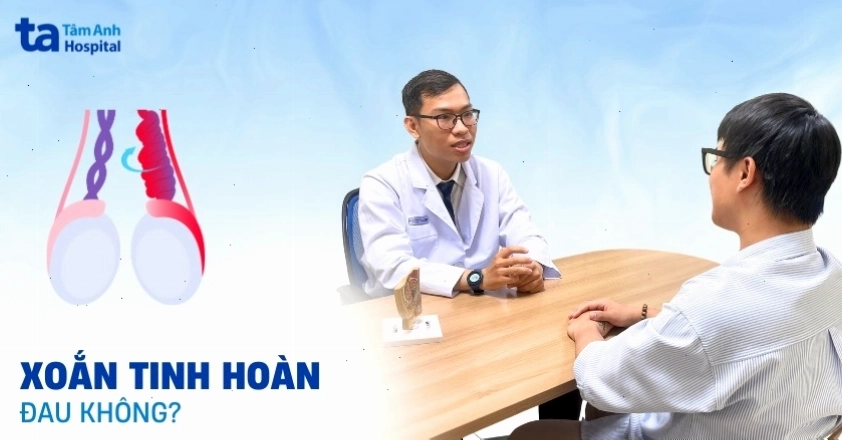 Mức độ đau do xoắn tinh hoàn