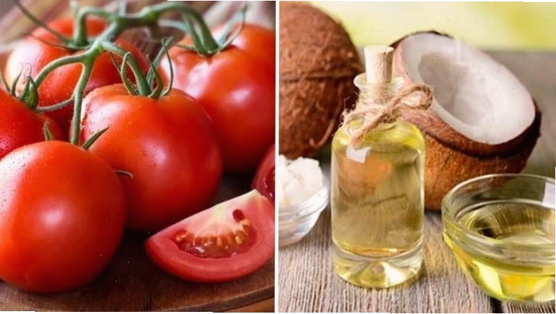 Nguyên liệu làm son từ dầu dừa và cà chua: cà chua, dầu dừa, sáp ong