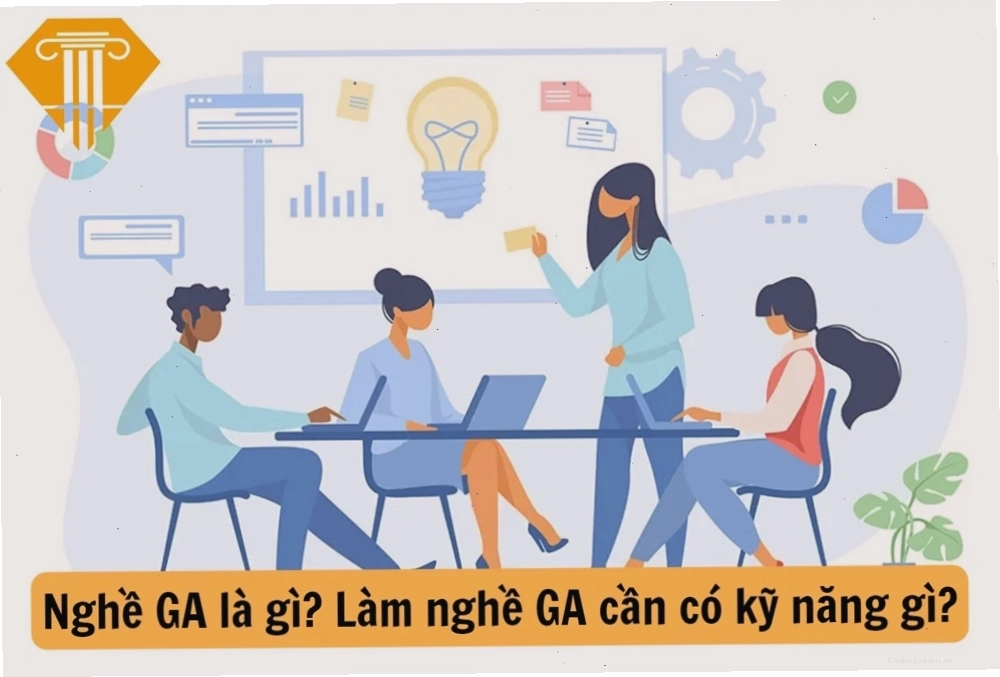 Nhân viên bộ phận GA đang kiểm tra cơ sở vật chất văn phòng