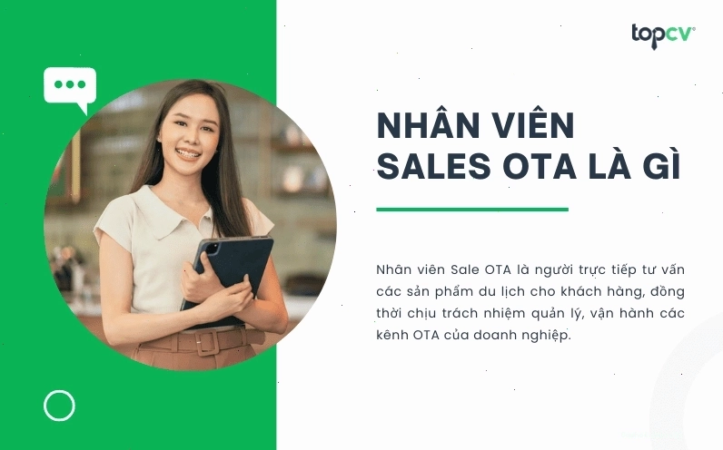 Nhân viên Sale OTA quản lý và vận hành các kênh OTA của doanh nghiệp