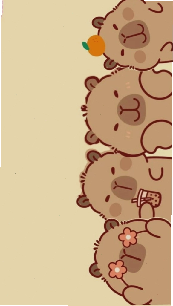 Những chú capybara xếp hàng vô tri, đáng yêu tạo nên một avatar ngộ nghĩnh