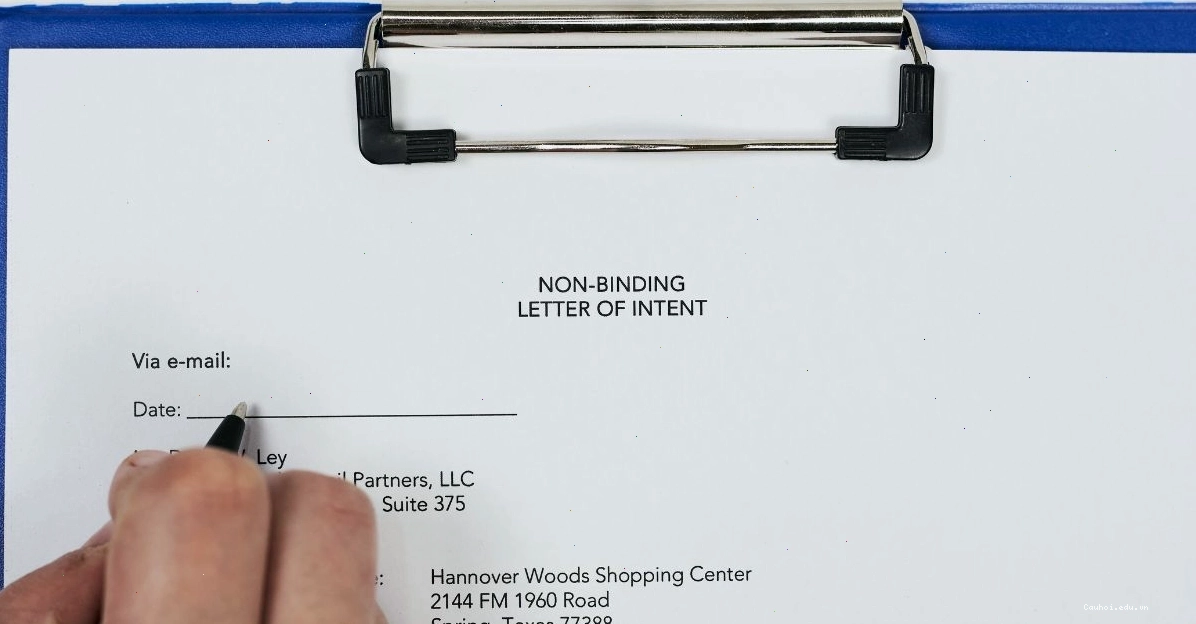 Những lưu ý quan trọng khi viết Letter of Intent