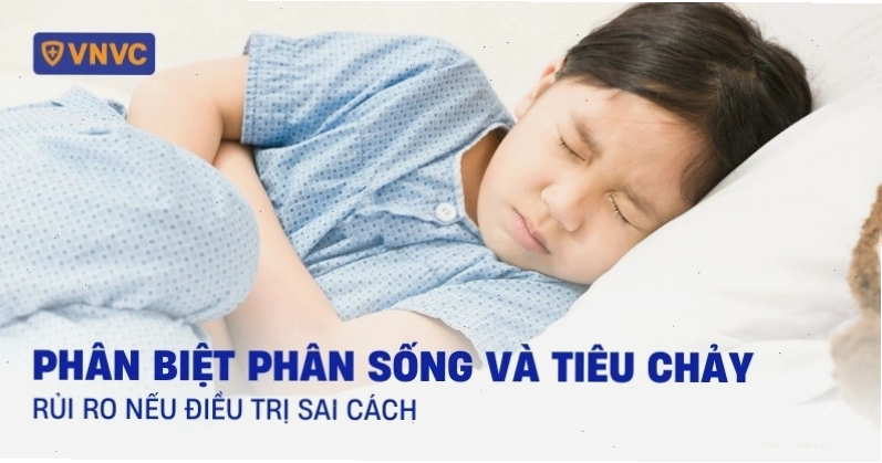 Phân biệt phân sống và tiêu chảy