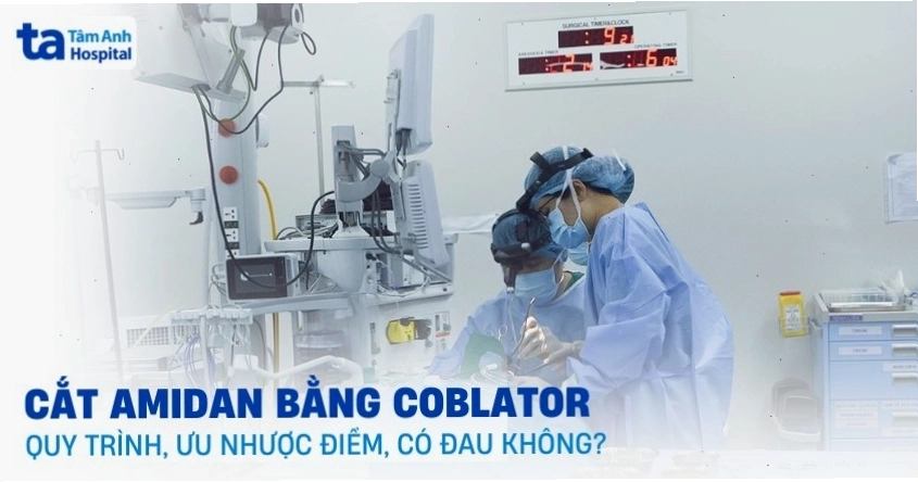 Phẫu thuật cắt amidan bằng Coblator