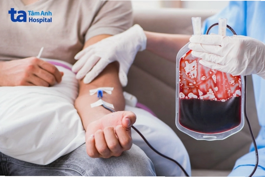 Quy trình truyền máu hỗ trợ điều trị thiếu máu
