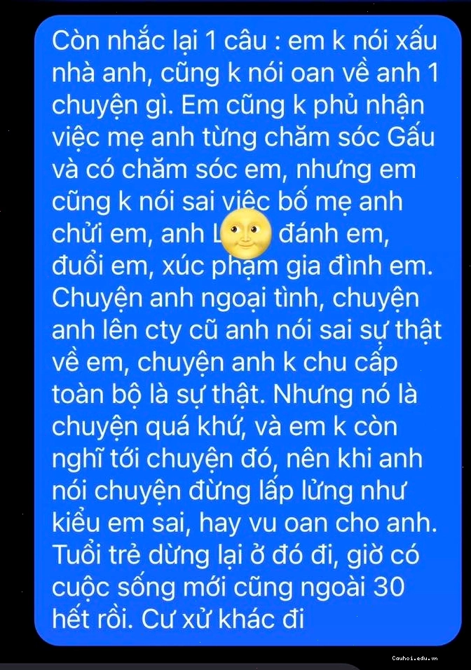 Quỳnh Lương chia sẻ trên mạng xã hội