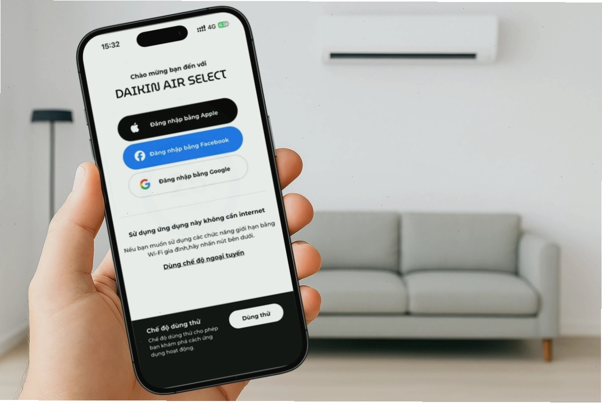 Remote máy lạnh với các nút chức năng cơ bản