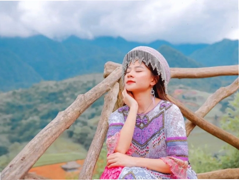 Sản phẩm thổ cẩm tinh xảo tại bản Cát Cát