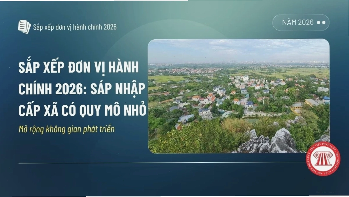 Sắp xếp đơn vị hành chính cấp xã