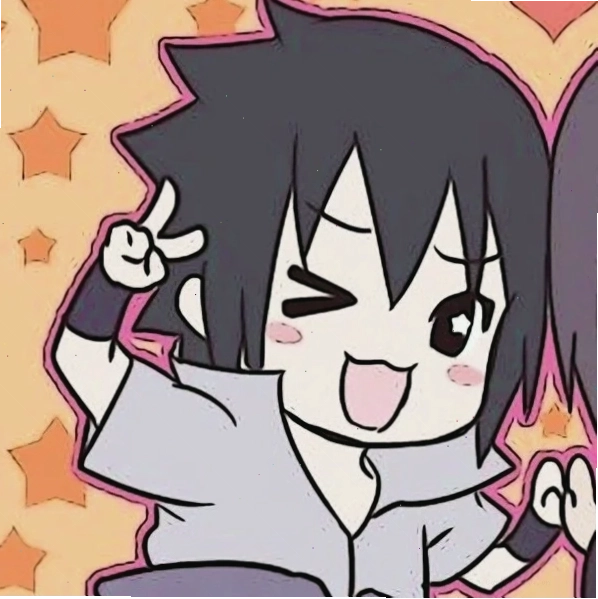 Sasuke chibi với ánh mắt long lanh