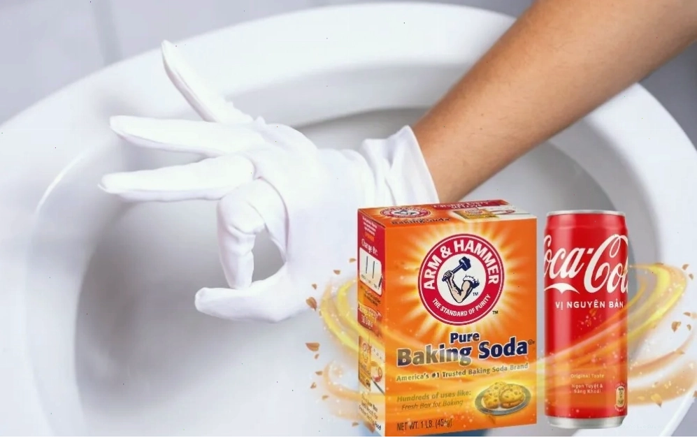 Sử dụng hỗn hợp Coca Cola và Baking Soda thành chất tẩy rửa thần thánh