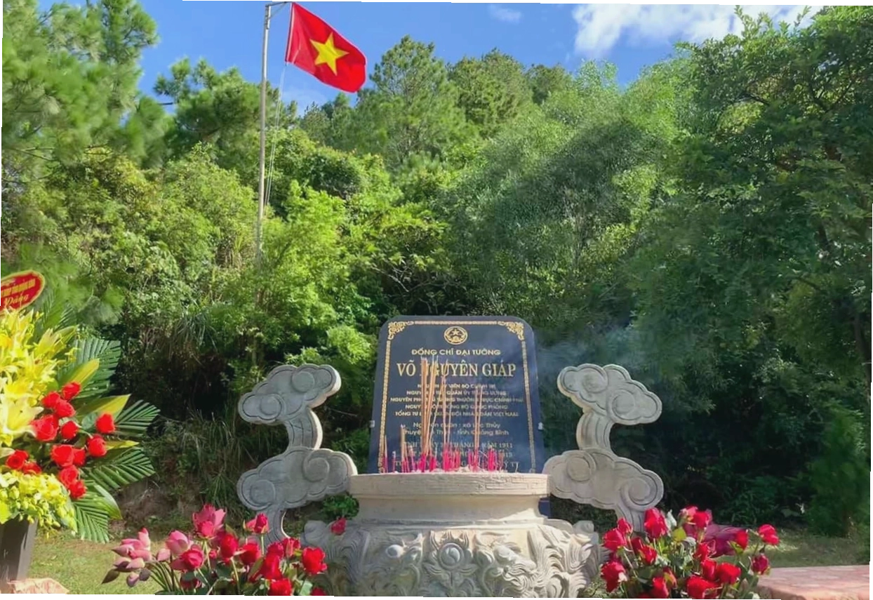 Toàn cảnh Mộ Đại tướng Võ Nguyên Giáp nhìn từ xa