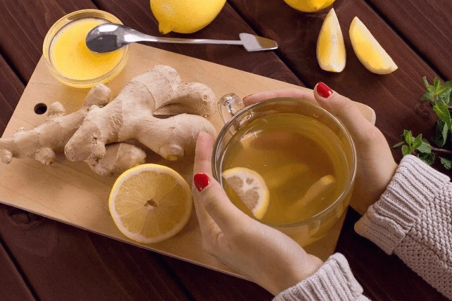 Trà chanh gừng giúp giảm cân hiệu quả