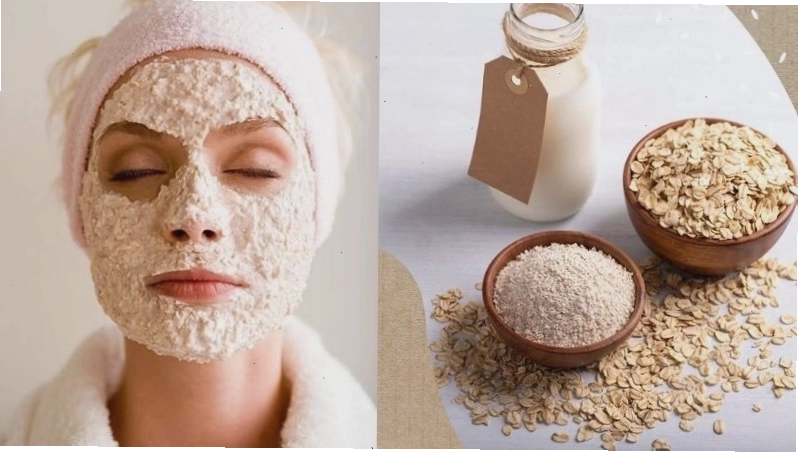 Trị thâm đầu gối bằng bột yến mạch và sữa chua