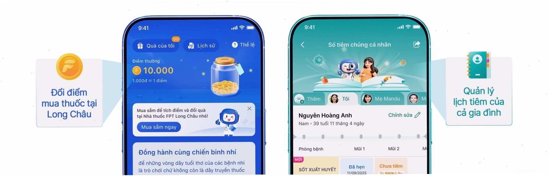 Ứng dụng Nhà Thuốc Long Châu cung cấp thông tin sức khỏe hữu ích