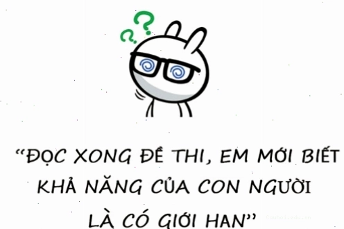 Câu nói bá đạo của học sinh về chuyện học tập